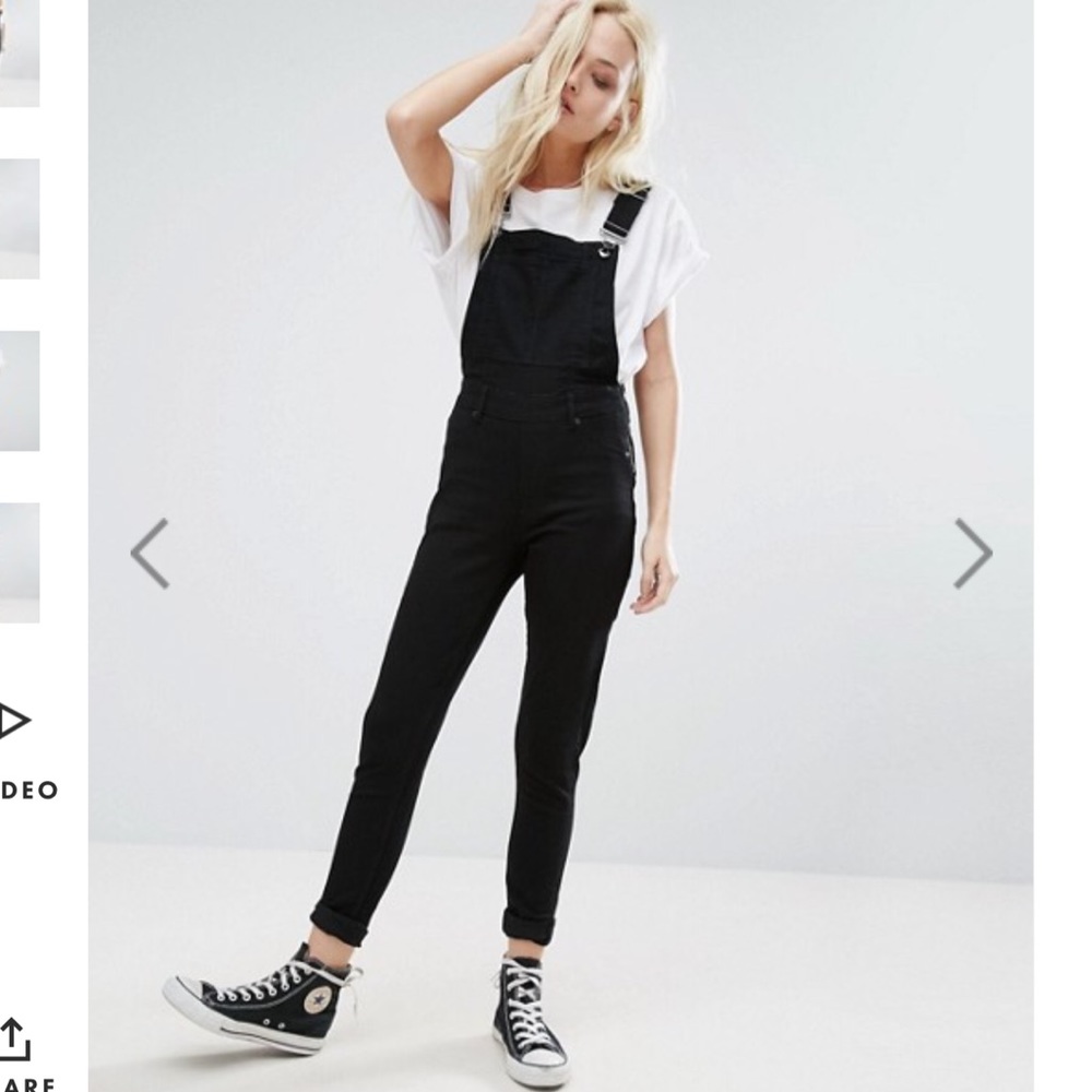 Cheap Monday black overalls
